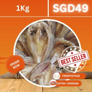 IKAN MASIN GELAMA (1KG FREE 100 GRAM)
